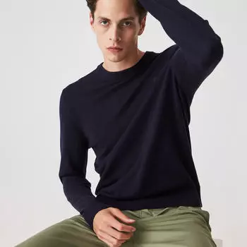 Мужской свитер Lacoste из шерсти мериноса