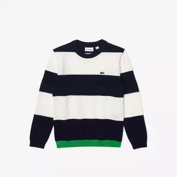 Детский свитер Lacoste с круглым вырезом