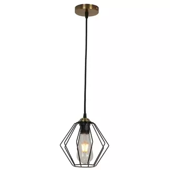 Подвесной светильник MD.3099-1-P BK+AB Imex