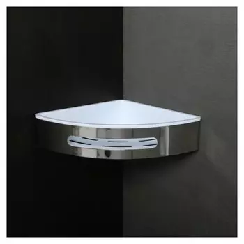 Полка угловая 31,2×23×6,4 см, нержавеющая сталь