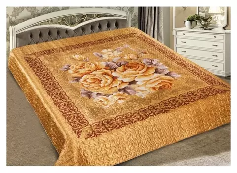 Покрывало 3D Marianna евро макси маргарита, 230х250 см, искус.шелк, п/э100%