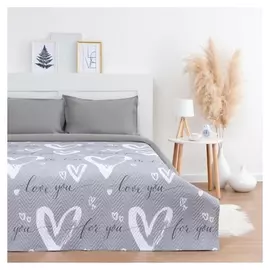 Покрывало Lovelife 2 сп "Сердца" 180*210±5см, микрофайбер, 100% п/э