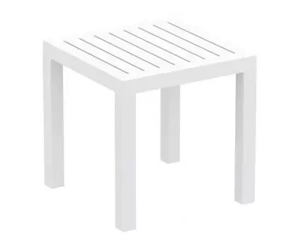 Столик пластиковый журнальный Ocean Side Table (Белый, 45)