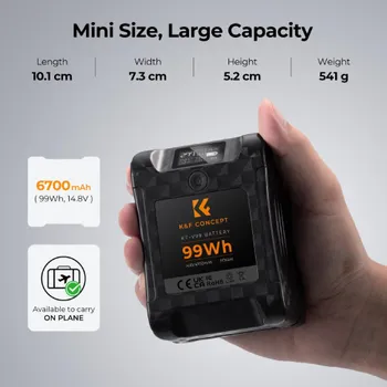 Аккумулятор K&F Concept BP-VL99 V-mount 99Wh KF28.0024