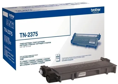 Тонер-картридж Brother TN-2375 черный для HLL2300/2340/2360/2365, DCPL2500/2520/2540/2560, MFCL2700/2720/2740 (2600стр.)