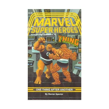 Роман в мягкой обложке Marvel Super Heroes Gamebook #5 - The Thing in One Thing after Another, Marvel Super Heroes (TSR)