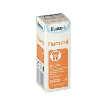 Fluormil Пищевая добавка на основе фторида 15 миллилитров Humana