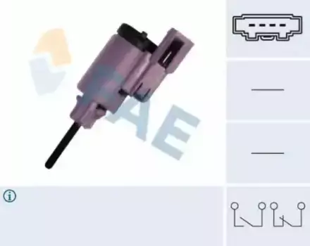 датчик стоп-сигнала!\ VW Golf/Bora all 97>, Seat Toledo/Leon all 99> 24760 FAE