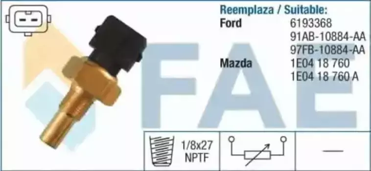 Датчик температуры автомобильные FAE 33260