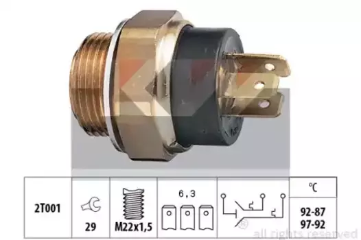 Датчик температуры автомобильные KW 550 612