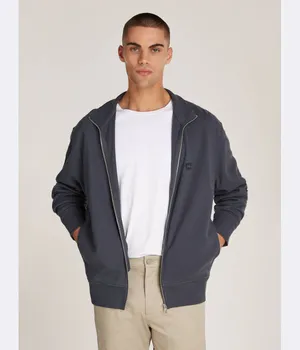 Толстовка мужская Calvin Klein Jeans на молнии, черный