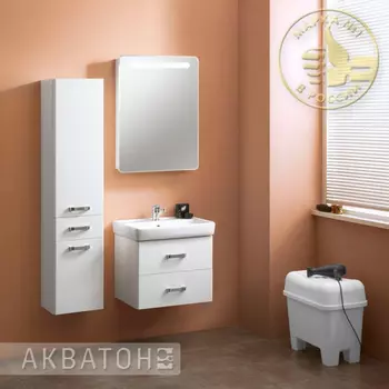 Комплект мебели для ванной комнаты Америна, цвет белый (Акватон)