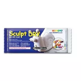 Глина для моделирования Mungyo "Sculpt Dry" 250 г белая