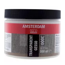 Грунт Gesso Talens "Amsterdam" 500 мл, прозрачный