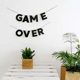 Гирлянда "GAME OVER"