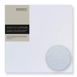 Холст на картоне грунтованный nuance. 30x30 см