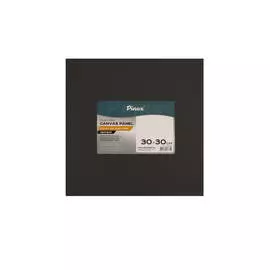 Холст на картоне Pinax 30х30 см 280 г 100% хлопок, черный