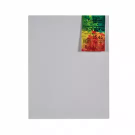 Холст на подрамнике грунтованный "Художник" крупнозернистый 35x45 см (40%лен,60%хлопок)