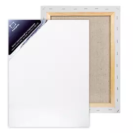 Холст на подрамнике грунтованный Малевичъ 50x70 см 360 гр 45% хлопок 55% лен