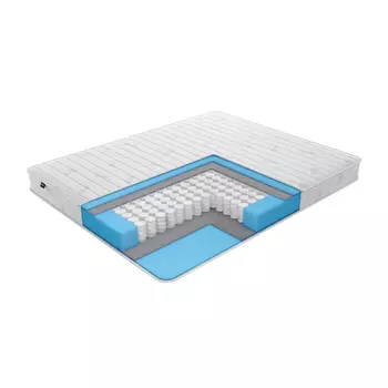 Матрас Delux-15 200x200 с пружинным блоком Hard-500