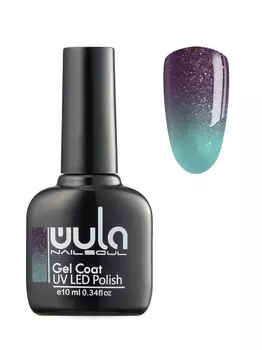 Гель-лак WULA NAILSOUL Thermo тон 647 термопереход из темно-лилового в бирюзовый 10 мл