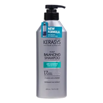 Шампунь Kerasys Balancing Scalp Clinic Shampoo д/волос лечение кожи головы, 400 мл