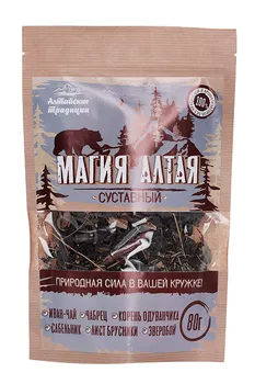 Чай травяной Магия Алтая Суставный, 80 г, крафт-пакет
