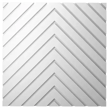 Панель 3D пластиковая Bello-Deco СП 14 500x500 мм 0.25 м белый
