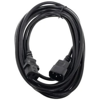 Кабель питания IEC-320-C13-IEC-320-C14, 1.8м, черный Gembird (PC-189-6)