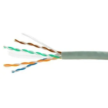 Витая пара UTP кат.5e, 4 пары, CCA, 100м., внутренний, одножильный, серый, Cablexpert (UPC-5051E-SOL/100)