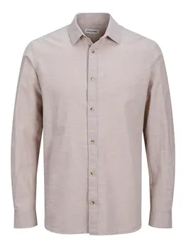 Рубашка на пуговицах классического кроя JACK & JONES JJESummer, серый
