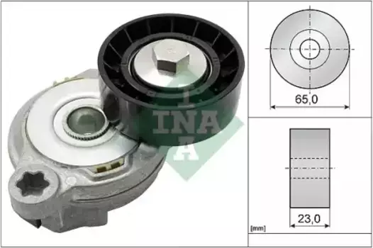 ролик натяжной! c механизмом натяжения\ Volvo S60/S80/V60/XC60/XC70 06> 534 0605 10 INA