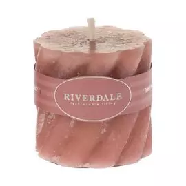 Свеча swirl ant. Rose 5х5см Riverdale