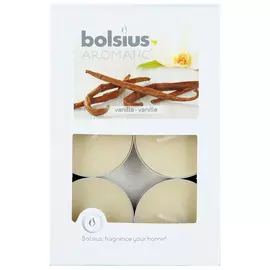 Свечи чайные Bolsius Ваниль 6 шт