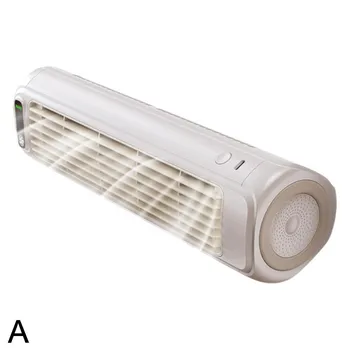 Kitchen Wall-Mounted Air Conditioner Fan Strong Cooling USB Rechargeable Mute Small Dormitory Electric Fan Home Appliance серый