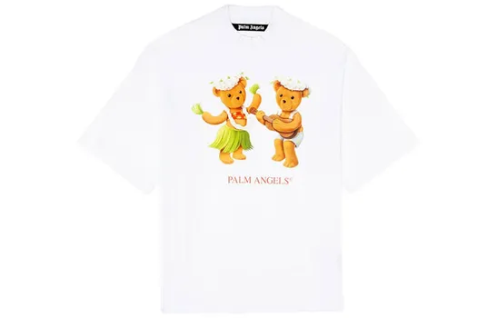 Футболка женская белая Palm Angels, белый