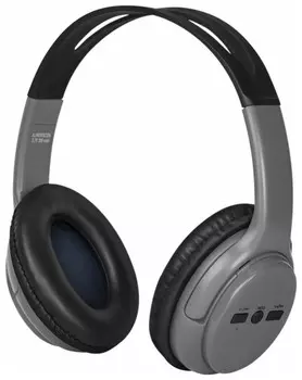 Наушники с микрофоном (Гарнитура) Defender Freemotion B520, Bluetooth, беспроводные, с оголовьем, серые, 63520