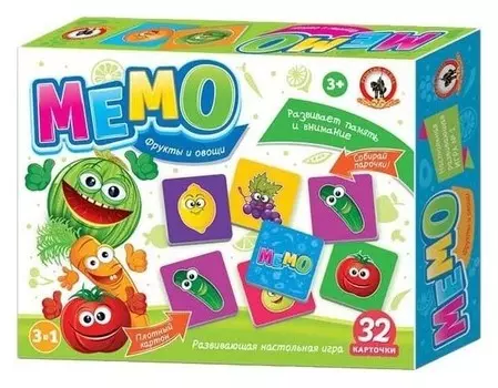 Настольная игра Фрукты и овощи