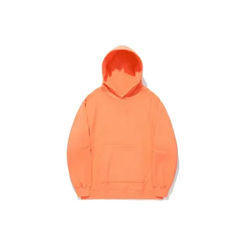 Li Ning Vital Series однотонный свободный свитер с капюшоном унисекс толстовки Cloud-Brocade-Orange AWDU327-4 L