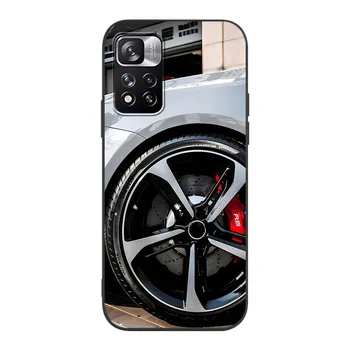Автомобильный чехол с лезвием колеса для Xiaomi Redmi 10 10C 12C 9 Prime 9C 9A 12 10A 9T K40 Pro, черный мягкий чехол из ТПУ для мобильного телефона Redmi 9T