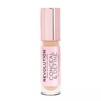 Консилер для лица REVOLUTION CONCEAL & DEFINE с аппликатором тон C1
