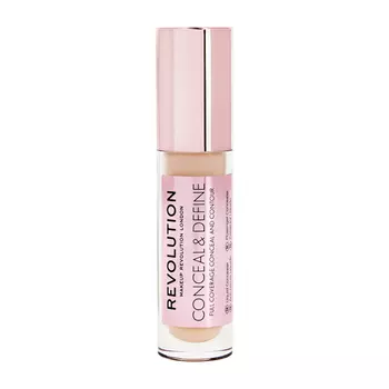 Консилер для лица REVOLUTION CONCEAL & DEFINE с аппликатором тон C6