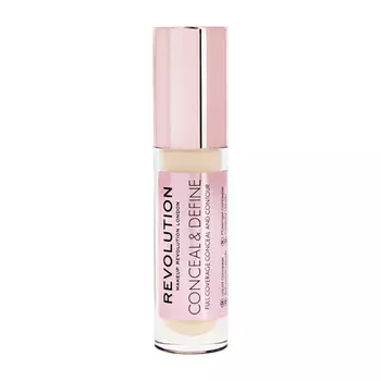 Консилер для лица REVOLUTION CONCEAL &amp; DEFINE с аппликатором тон C6,5