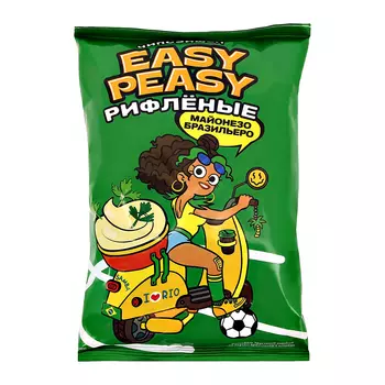 Картофель хрустящий рифленный EASY PEASY Майонезо бразильеро 50 г