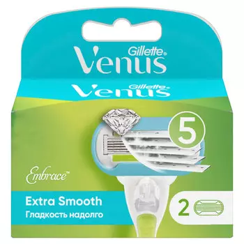 Кассеты для станка GILLETTE VENUS EMBRACE для станка 2 шт