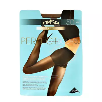 Колготки женские OMSA PERFECT BODY 50 den Daino р-р 4