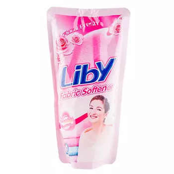 Кондиционер для белья LIBY цветочный рефилл для белого и цветного белья 500 мл