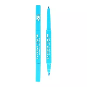 Карандаш-лайнер для глаз ISCREAM EXTREME COLOR 2 в 1 blue