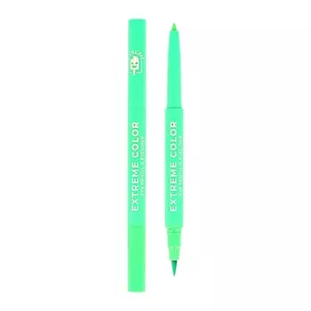 Карандаш-лайнер для глаз ISCREAM EXTREME COLOR 2 в 1 green