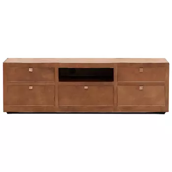 ТВ-тумба Leather Wood TV Stand